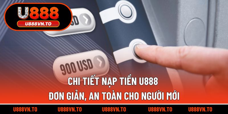 Chi Tiết Nạp Tiền U888 Đơn Giản, An Toàn Cho Người Mới