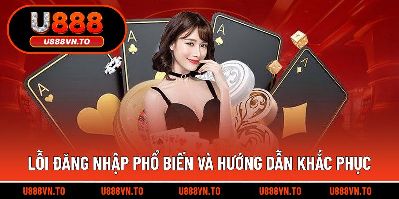 Lỗi đăng nhập phổ biến và hướng dẫn khắc phục