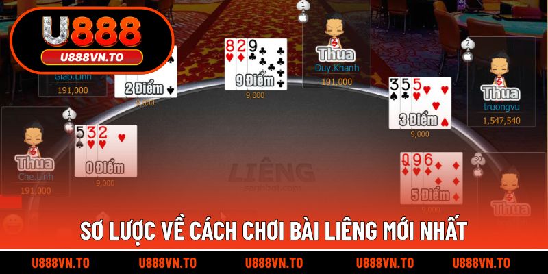 Sơ lược về cách chơi bài Liêng mới nhất