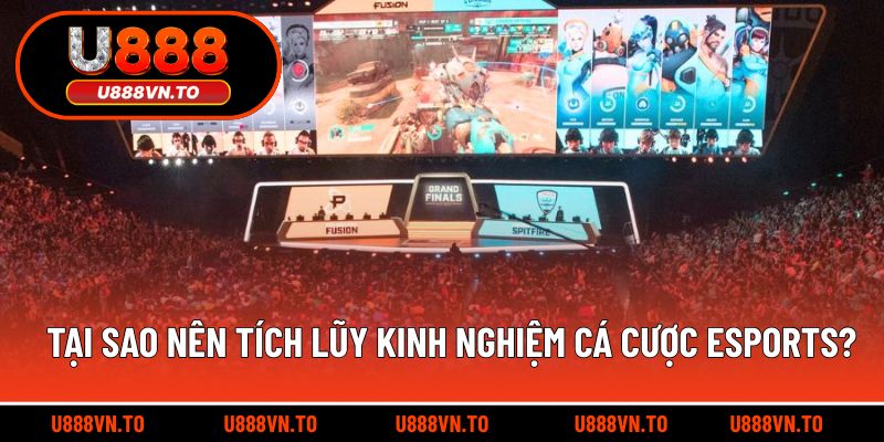 Tại sao nên tích lũy kinh nghiệm cá cược eSports?